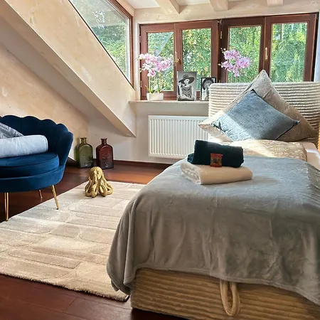 Neue Familienfreundliche Nr 4, 100m2 Nur 10 Min Zu Fuß Von Legoland Entfernt In Einer Stillvoller Waldwilla, Schoener Balkon Waldblick Privater Parkplatz Erholung Wlan * Kleinkötz